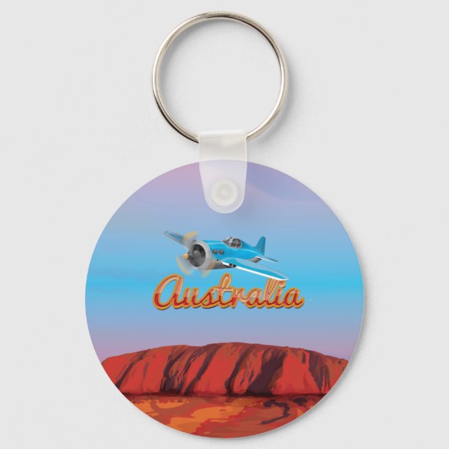 Fly To Australia Keychain (Front)