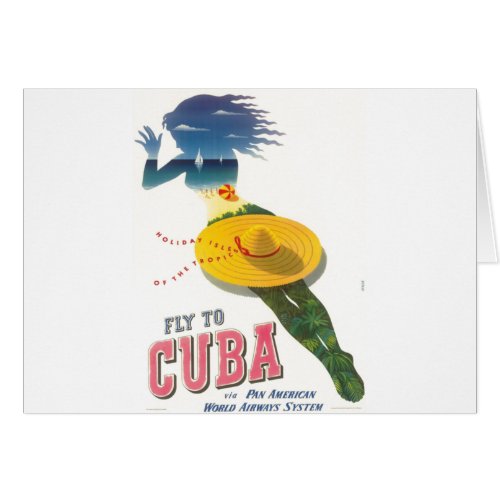 Fly to Cuba Holiday Isles of Tropics Vintage