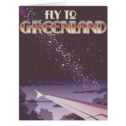 Fly To Greenland Cards (Front)