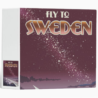 Fly to Sweden 3 Ring Binder