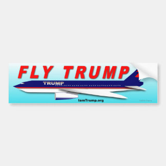 Fly Trump Bumper Sticker