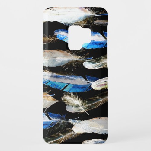 Fly Watercolor Feathers Seamless Background Case_Mate Samsung Galaxy S9 Case