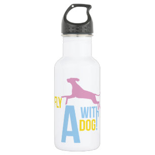 Fly With a Dog Water Bottle