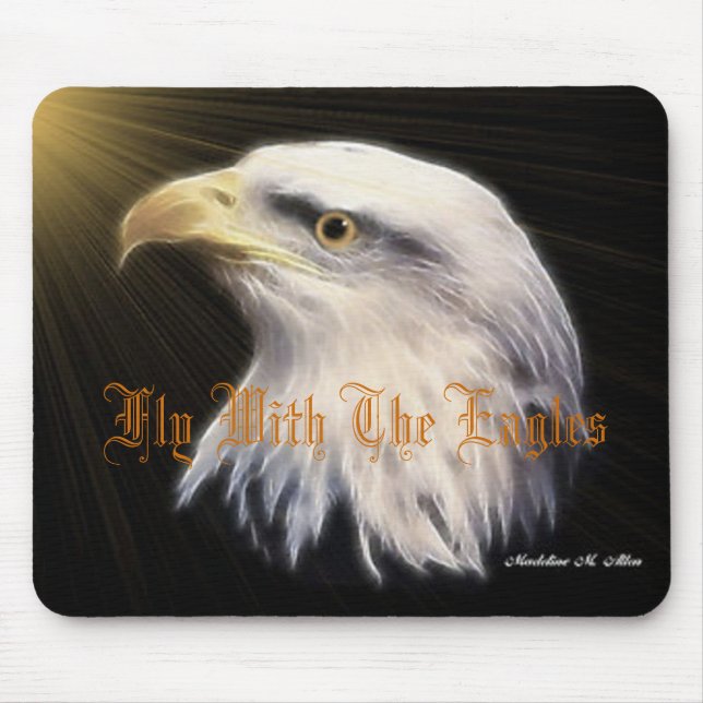 Fly With The Eagles Mouse Pad (Front)