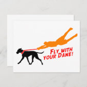 Fly With Your Dane (Front/Back)