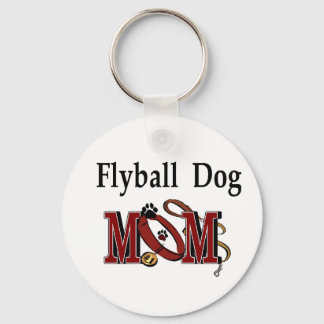 Flyball Dog Mom Gifts Keychain