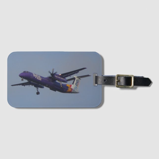 Flybe British Airplane Luggage Tag (Front Horizontal)