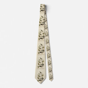 Flycatchers Warbler etc Audubon's Birds of America Neck Tie