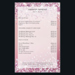 Flyer<br><div class="desc">Modern,   glitter,  salon,  price list flyer. Edit your product in a few minutes by adding your data. You can change the font/color/position by "further personalization".</div>