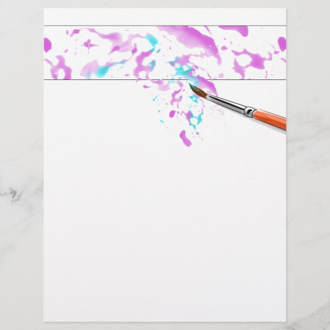 Flyer Background  Art Template (Front)