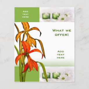 Flyer Beauty Salon Spa Green B Template Small