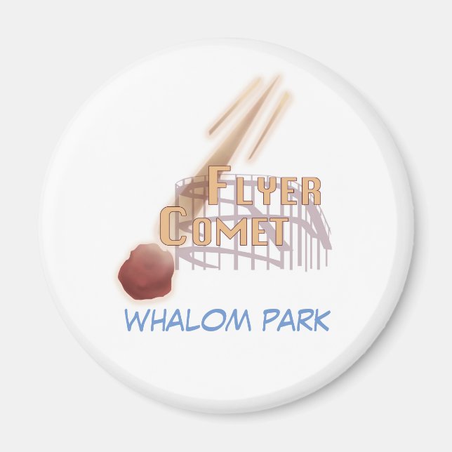 Flyer Comet Whalom park Magnet (Front)