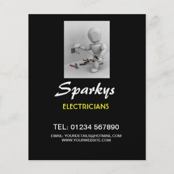 Flyer For Electricians Business by Kjpargeter at Zazzle