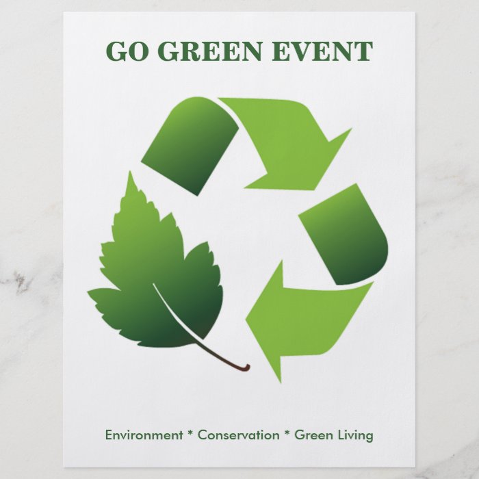 Flyer Go Green Event