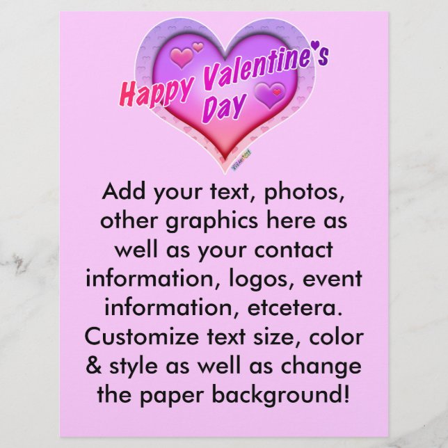 FLYER - Happy Valentine's Day (Front)