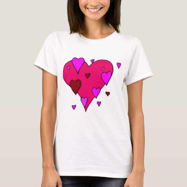 Flyer Hearts T-Shirt (Front)