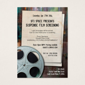 Flyer Hype Retro Object Film Screening Festival
