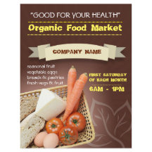 flyer organic market