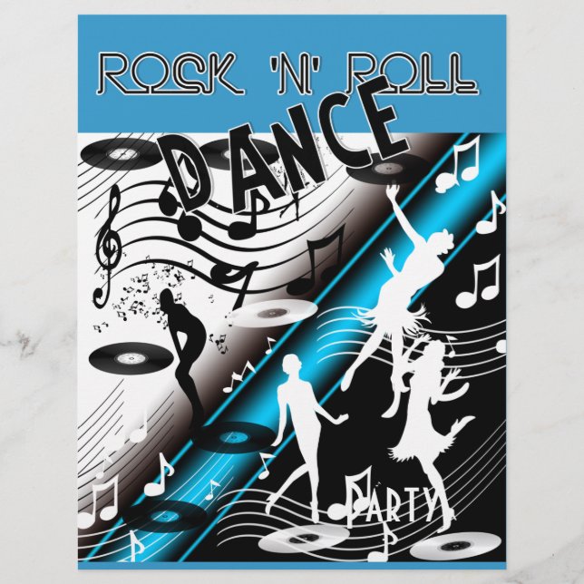 Flyer Rock 'n' Roll Retro Dance Party (Front)
