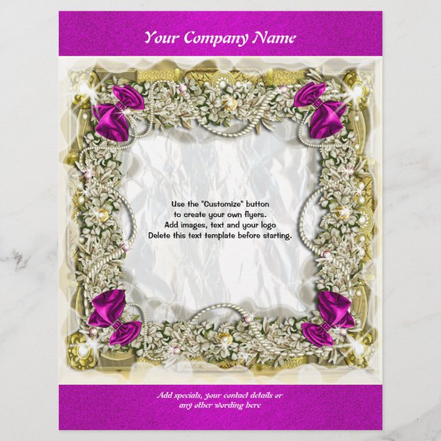 Flyer template Christmas promotions marketing (Front)