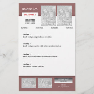 Flyer template - create your own 5.5"x8.5"