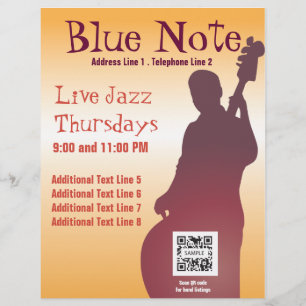 Flyer Template Event Jazz Band
