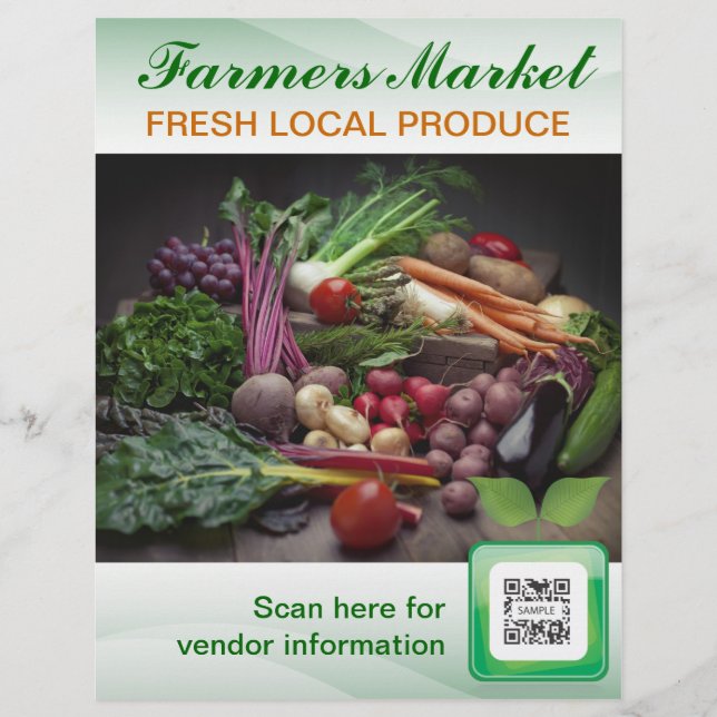 Flyer Template Farmer's Market (Front)