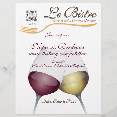 Flyer Template Fine Dining French
