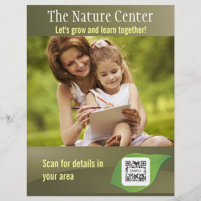 Flyer Template Nature Center (Front)