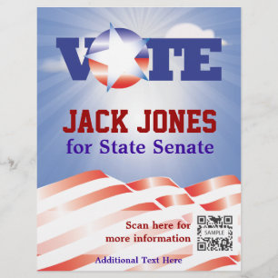 Flyer Template Vote Senate