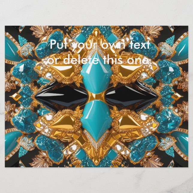 Flyer with Bahamas Colors Design (Front)