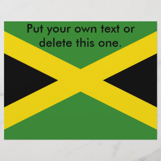 Flyer with Flag of Jamaica
