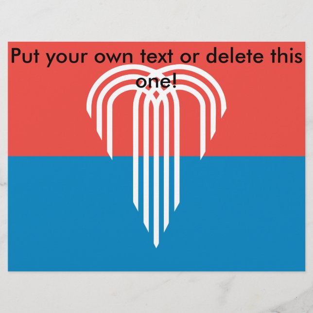 Flyer with Flag of Kansas City, Missouri (Front)