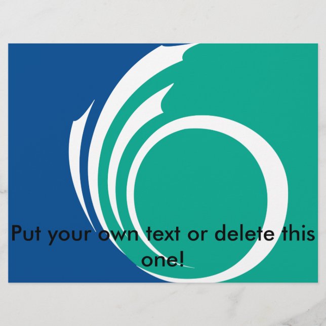 Flyer with Flag of Ottawa, Canada (Front)