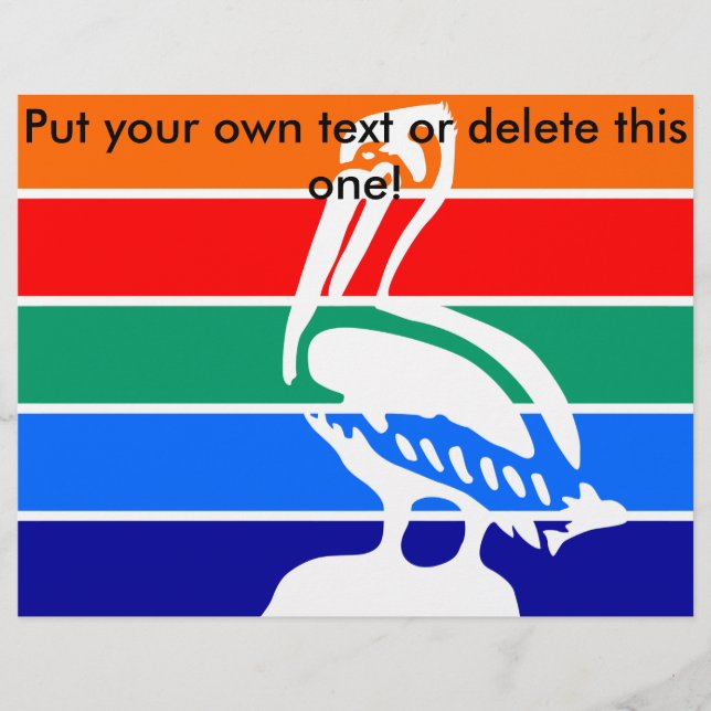 Flyer with Flag of St. Petersburg (Front)