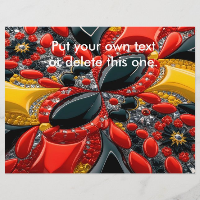 Flyer with Germany Colors Design (Front)