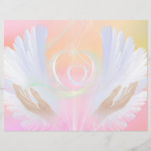 Flyer with healing wings