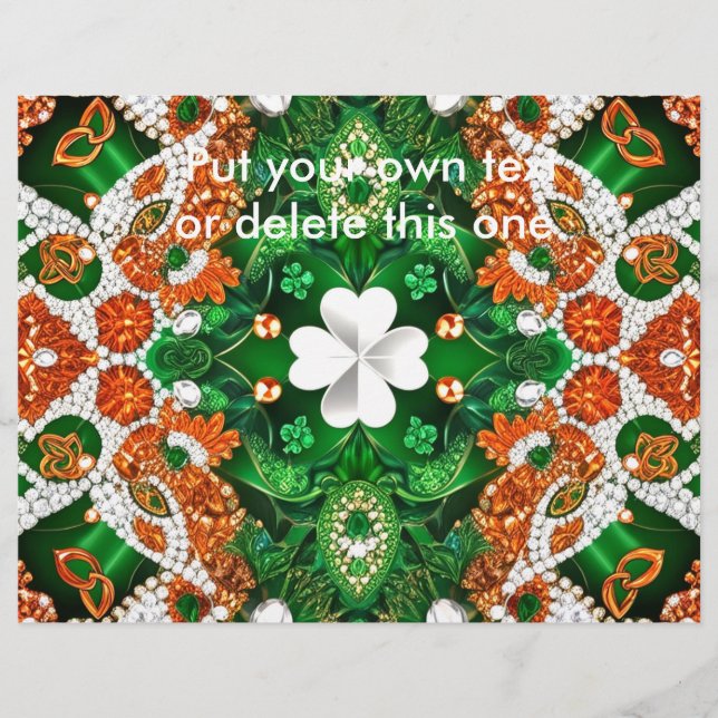 Flyer with Ireland Colors Design (Front)