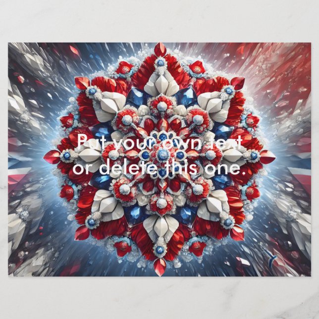 Flyer with Norwegian Colors Design (Front)