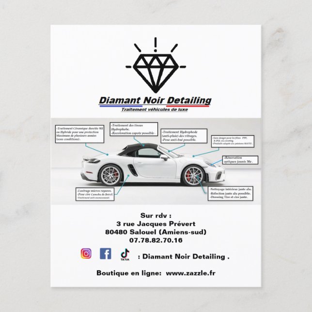 Flyers Diamant Noir Detailing MARK 1 (Front)