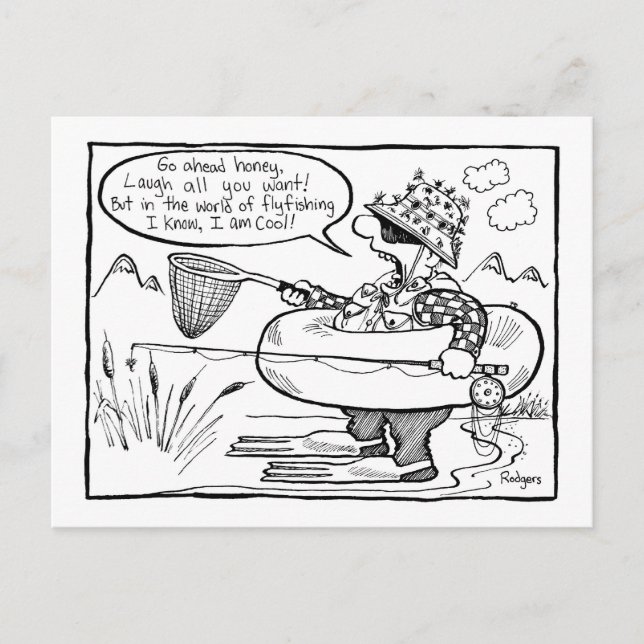 flyfishing postcard (Front)