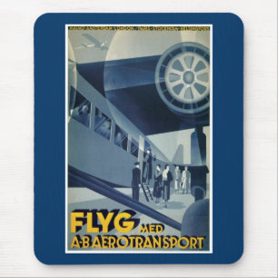 Flyg Med A-B Aerotransport Mouse Pad
