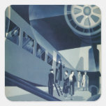 Flyg Med A-B Aerotransport Square Sticker