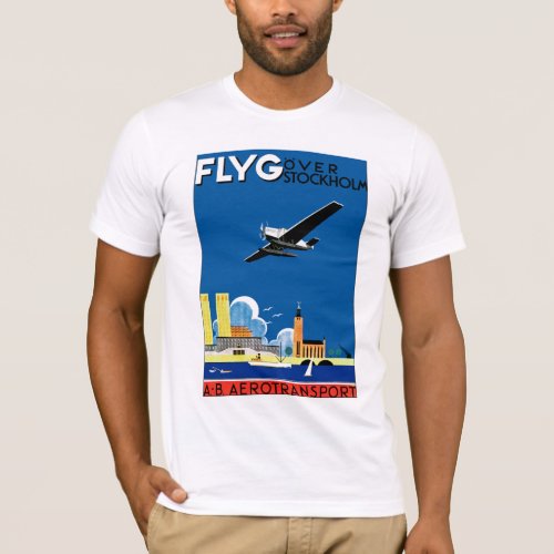 Flyg Over Stockholm T_Shirt