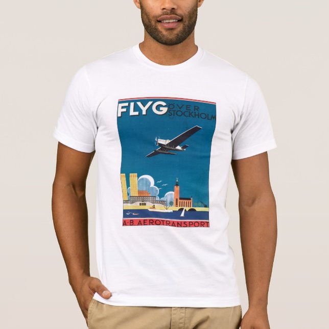 FLYG Stockholm Sweden T-Shirt (Front)