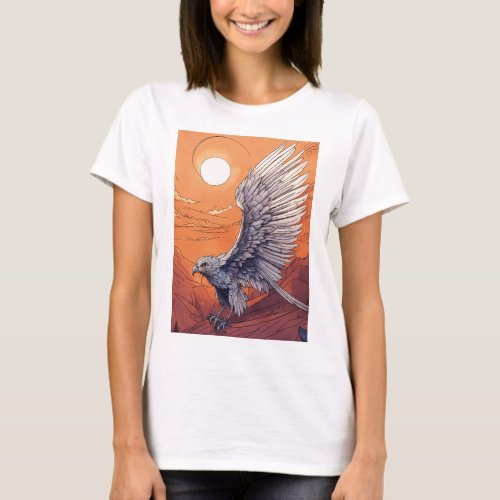 FlyHigh Threads Embrace Adventure with Geometric  T_Shirt