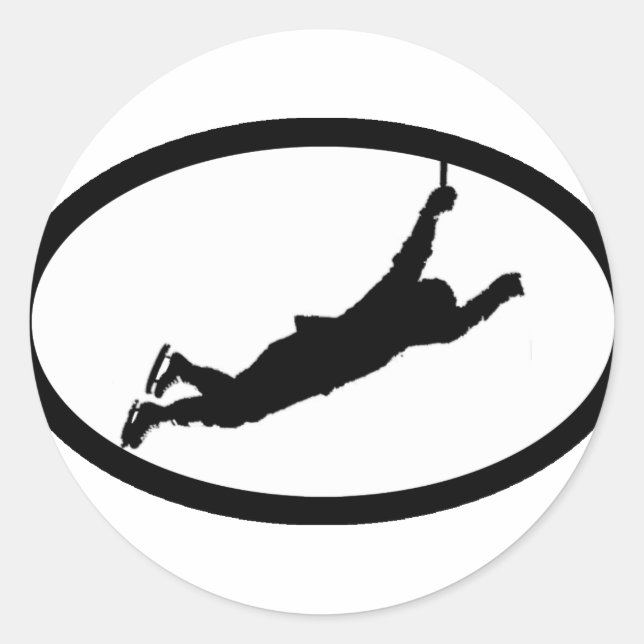Flyin' Bruin Classic Round Sticker (Front)