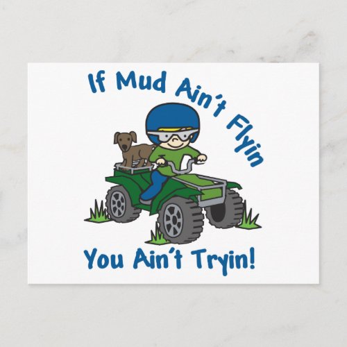 Flyin Mud Postcard