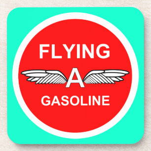Flying A Gasoline Beverage Coaster