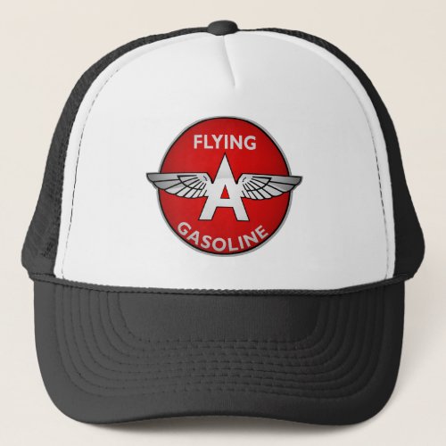 Flying A Gasoline crystal version Trucker Hat
